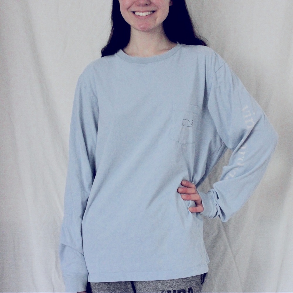 Vineyard Vines Shirt Baby Blue M